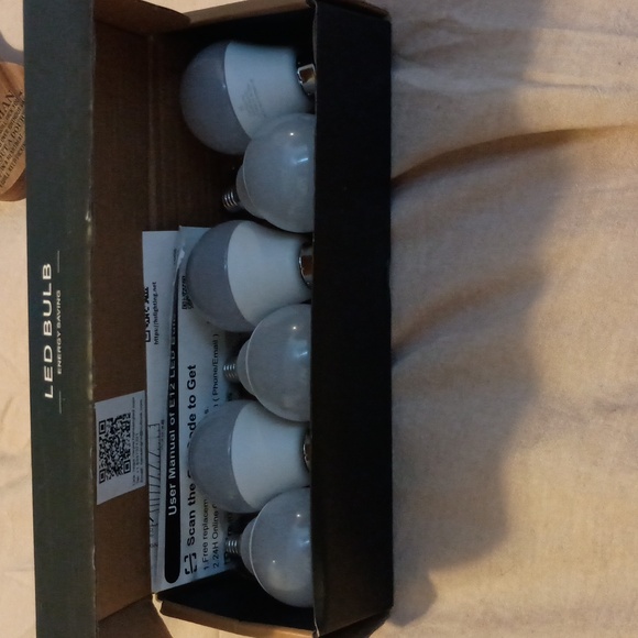 NIB Hangsang A15 led ceiling fan light bulbs 5000k,6W E12 base - Picture 7 of 13